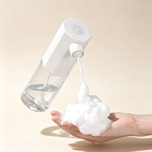 HOMTEC-USB Rechargeable Foam Making Spray Bottle