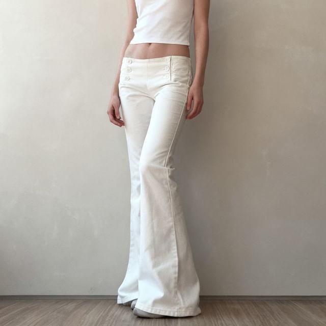Honet-High Waist Flared Jeans