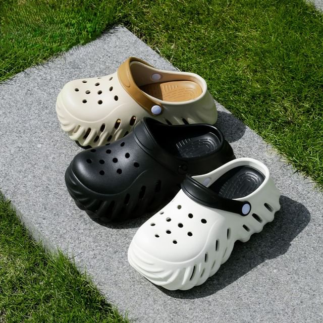 Hotmarzz-Platform Hollowed Mules