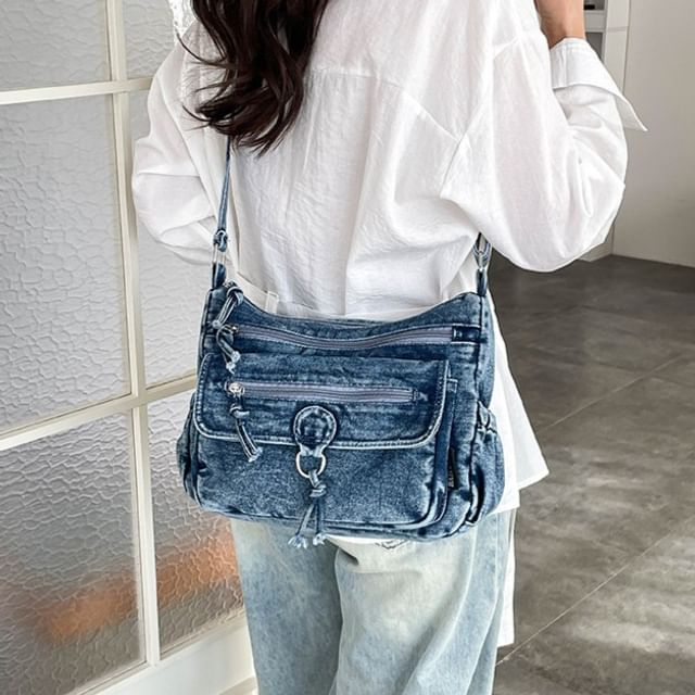 HOVERUP-Denim Shoulder Bag
