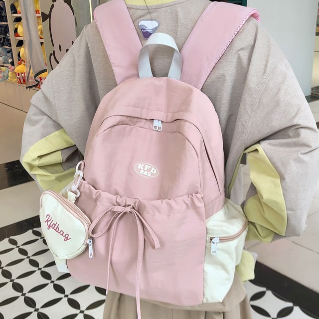 HOVERUP-Plain Nylon Backpack