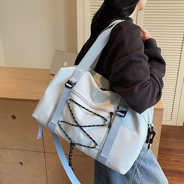 HOVERUP-Plain Zip Carryall Bag