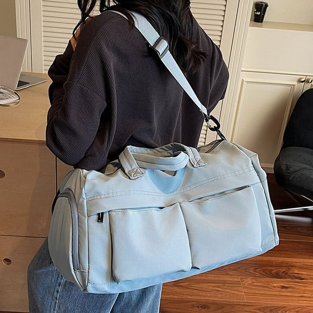 HOVERUP-Textile Plain Duffle Bag