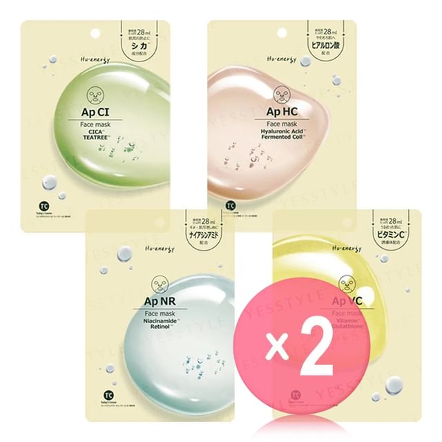Hu Energy-Mask Sheet 2pcs Bundle Set
