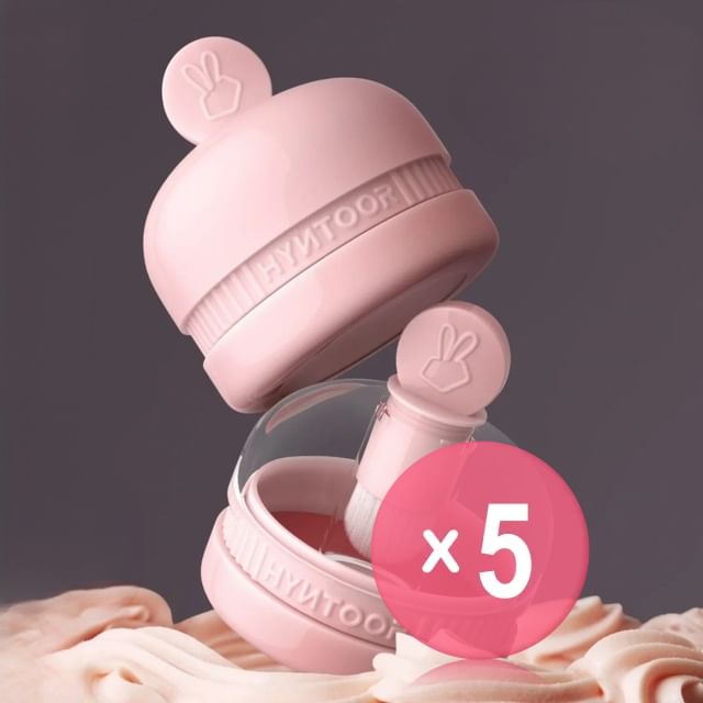 HYNTOOR-Macaron Jar Multi-Use Lip Mud - 5 Colors 5pcs Bundle Set