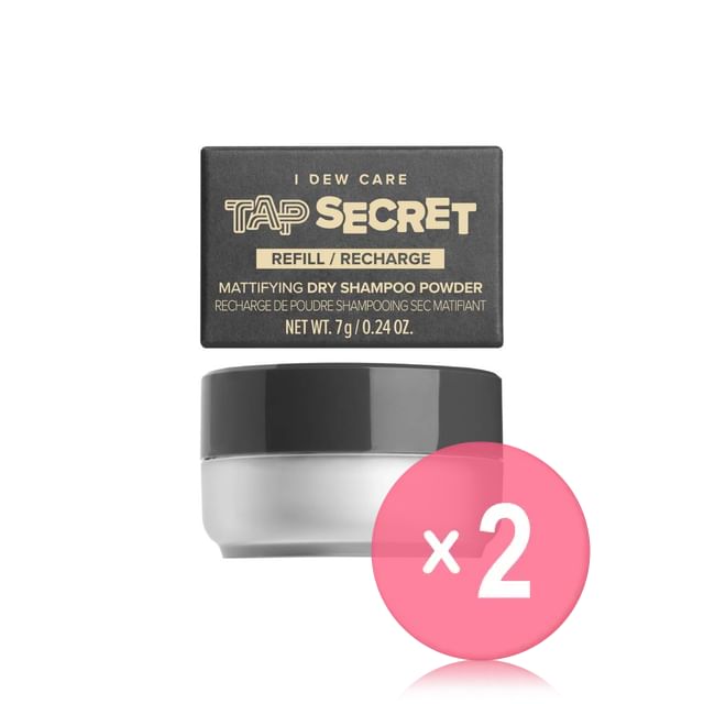 I DEW CARE-Tap Secret Mattifying Dry Shampoo Powder Refill 2pcs Bundle Set