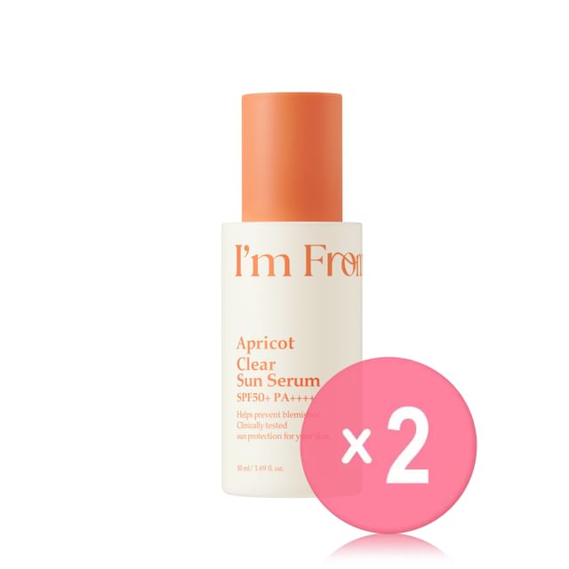 I-m from-Apricot Clear Sun Serum 2pcs Bundle Set