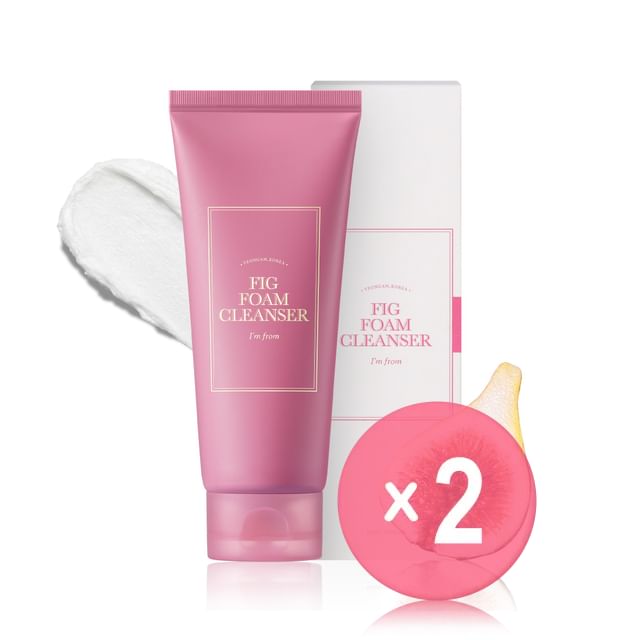 I-m from-Fig Foam Cleanser 2pcs Bundle Set