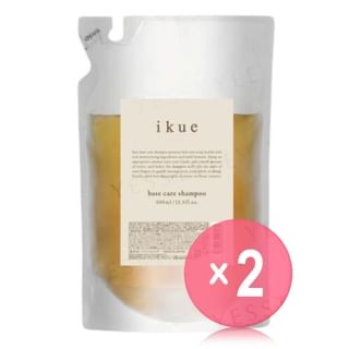 IKUE-Base Care Shampoo Refill 2pcs Bundle Set