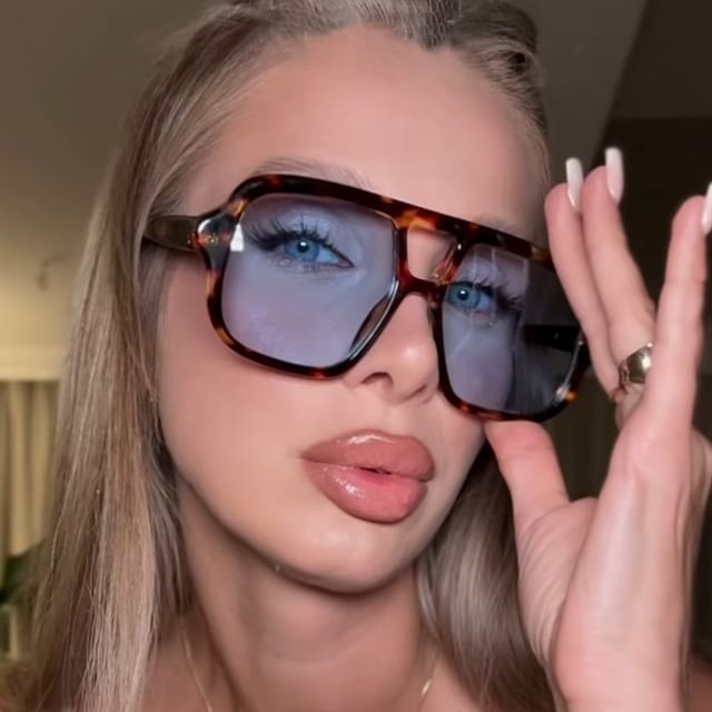 iLANURA-Oversized Aviator Sunglasses