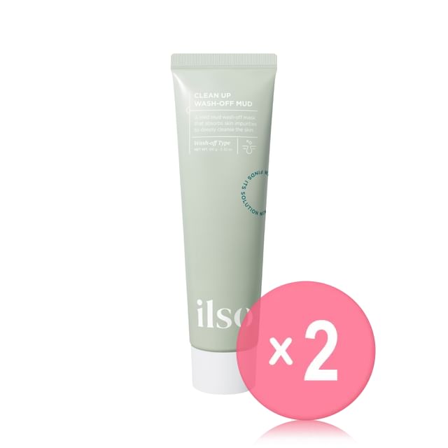ilso-Clean Up Wash-Off Mud 2pcs Bundle Set