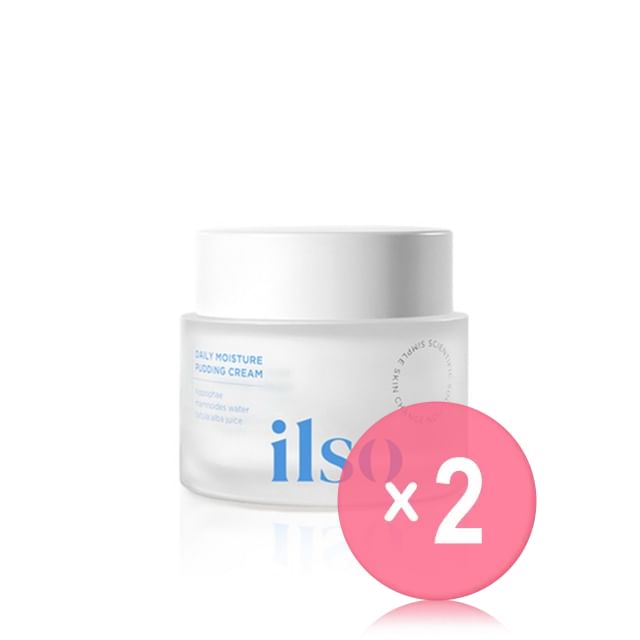ilso-Daily Moisture Pudding Cream 2pcs Bundle Set - Gesichtscreme Doppelpack