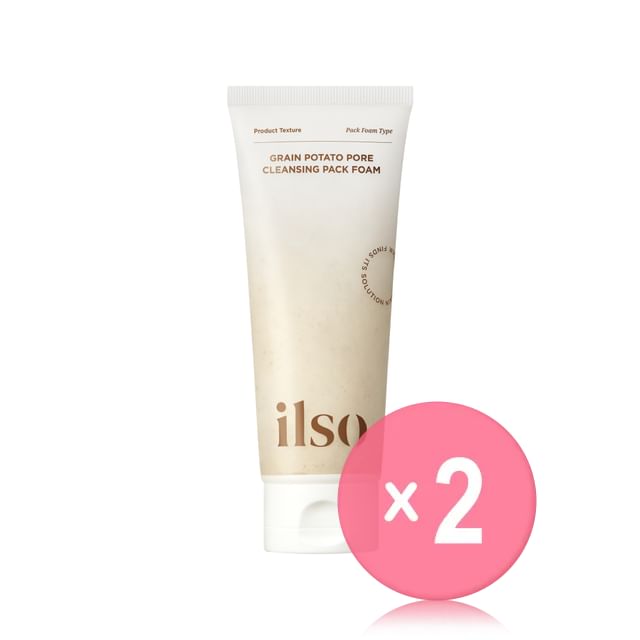 ilso-Grain Potato Pore Cleansing Pack Foam 2pcs Bundle Set - Kärende Schaum-Maske Doppelpack
