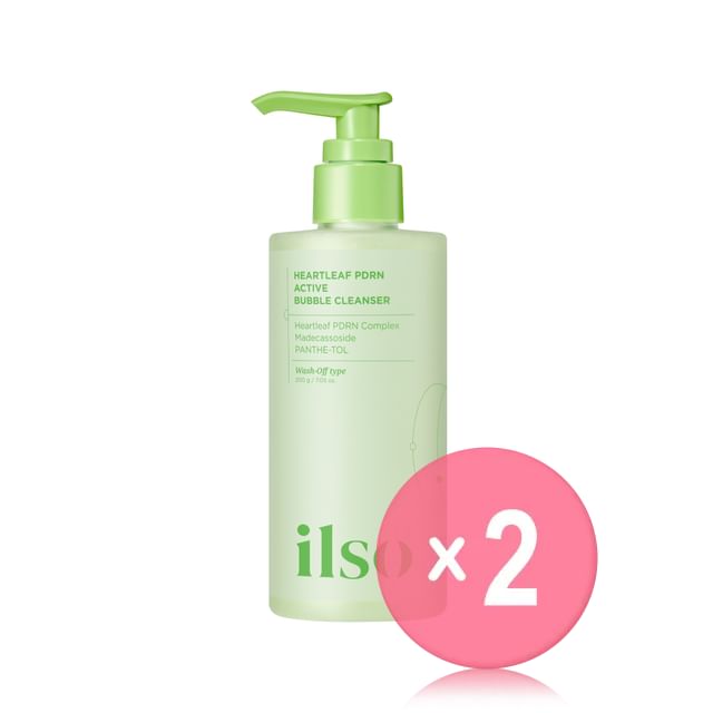 ilso-Heartleaf PDRN Active Bubble Cleanser 2pcs Bundle Set