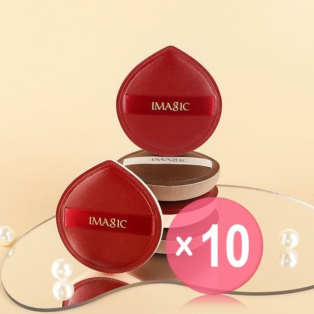 IMAGIC-Water Drop Marshmallow Powder Puff - 2 Colors 10pcs Bundle Set