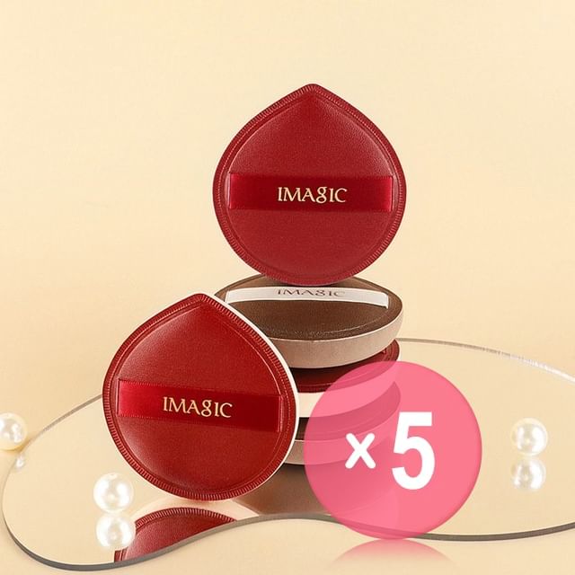 IMAGIC-Water Drop Marshmallow Powder Puff - 2 Colors 5pcs Bundle Set