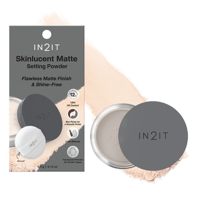 IN2IT-Skinlucent Matte Setting Powder Natural Beige Mini-4g