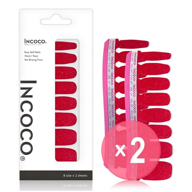 INCOCO-Nail Polish Applique 2pcs Bundle Set