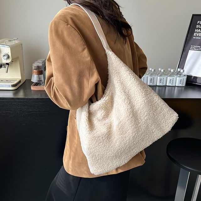 Indenis-Fleece Shoulder Bag