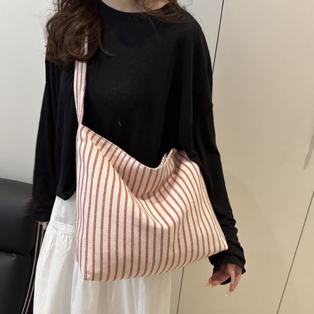 Indenis-Striped Crossbody Bag