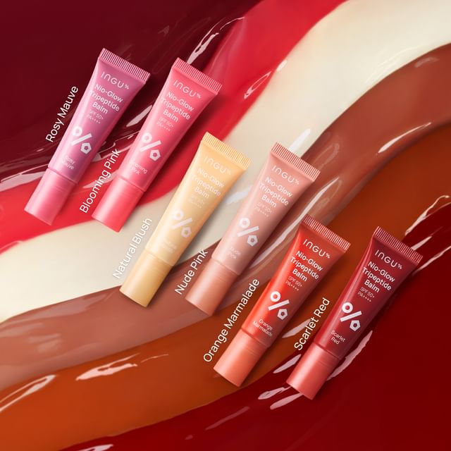INGU-Balm Labial de Proteção Solar e Volume Nio-Glow Tripeptide SPF 50 PA