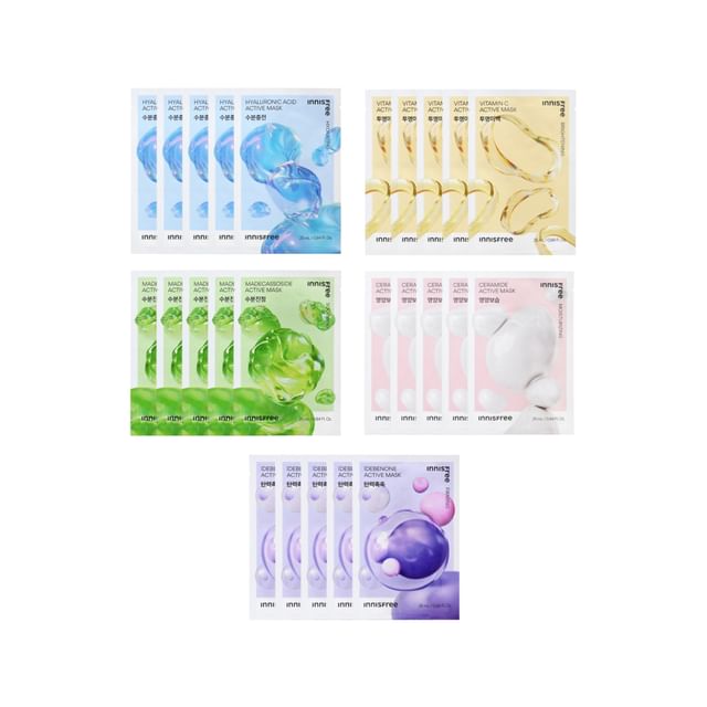 innisfree-Active Mask Bundle Set - 5 Types