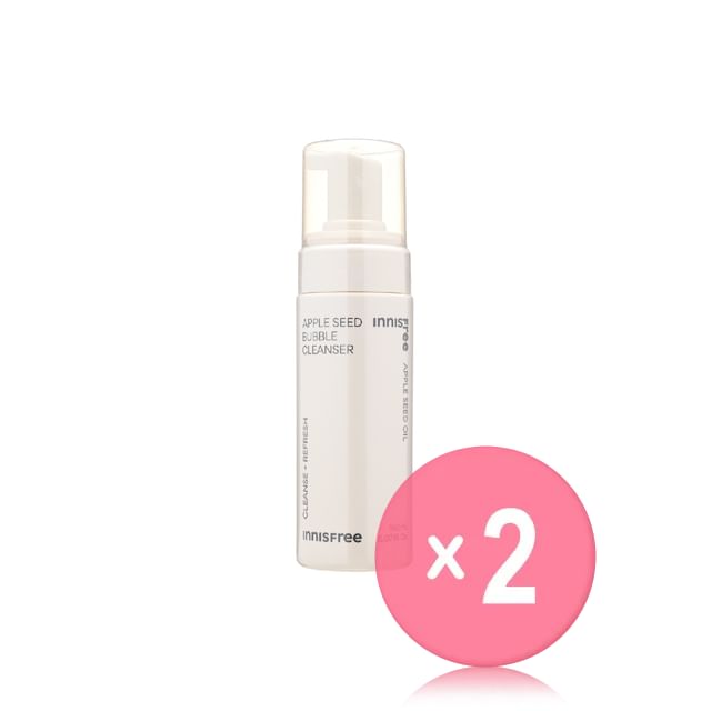 innisfree-Apple Seed Bubble Cleanser 2pcs Bundle Set