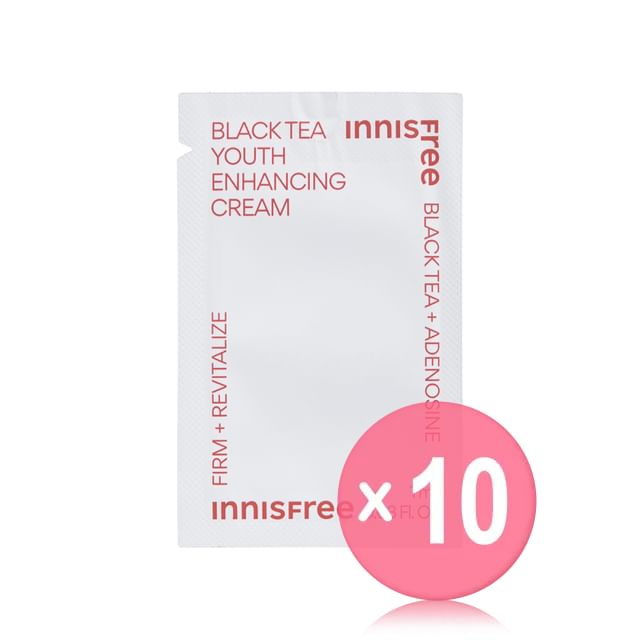 innisfree-Black Tea Youth Enhancing Cream Sachet 10pcs Bundle Set