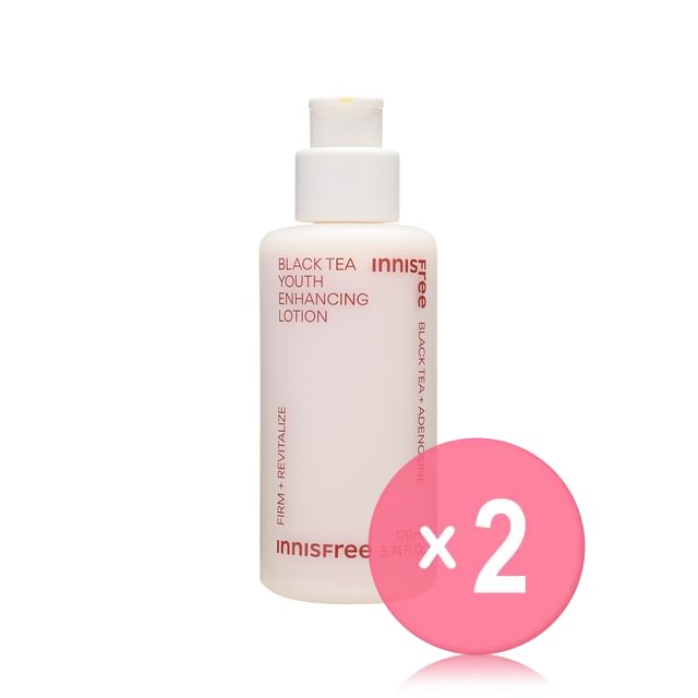 innisfree-Black Tea Youth Enhancing Lotion 2pcs Bundle Set