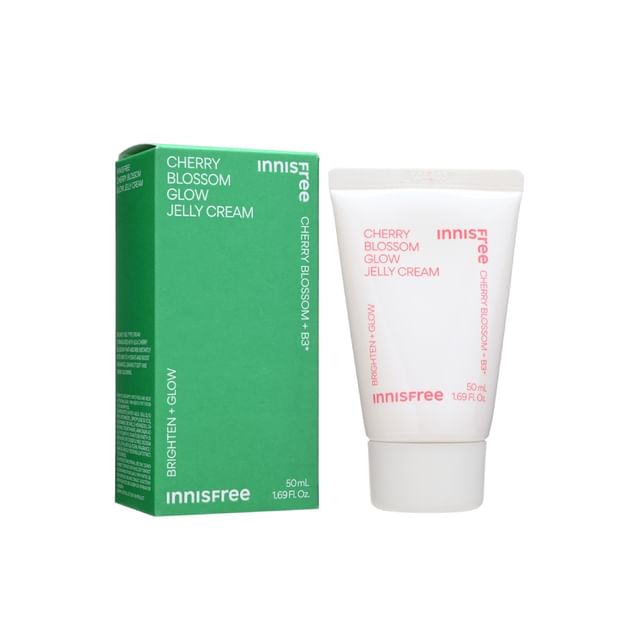 innisfree-Creme Jelly Glow Flor de Cerejeira
