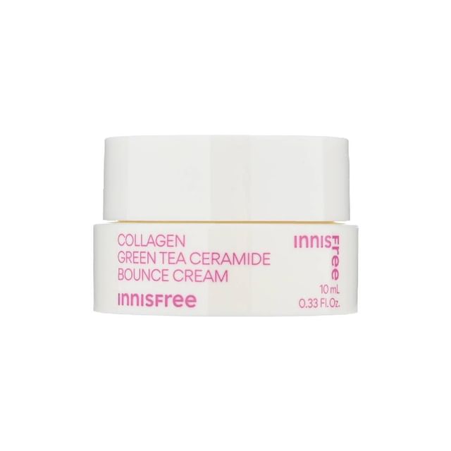 innisfree-Collagen Green Tea Ceramide Bounce Cream Mini - Crème nourrissante