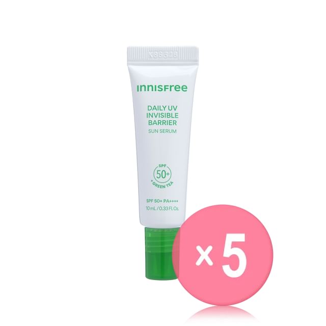 innisfree-Daily UV Invisible Barrier Sun Serum Mini 5pcs Bundle Set