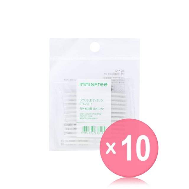 innisfree-Double Eyelid Sticker 10pcs Bundle Set-26 Pairs X 10 Pcs