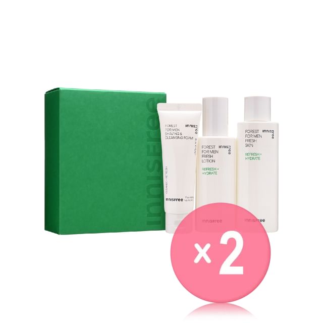 innisfree-Forest For Men Fresh Skincare Set 2pcs Bundle Set