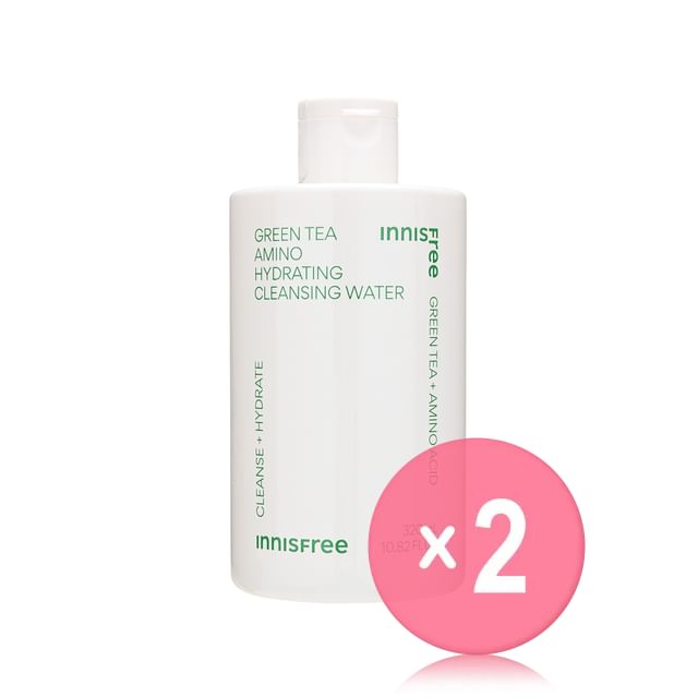 innisfree-Green Tea Amino Hydrating Cleansing Water 2pcs Bundle Set