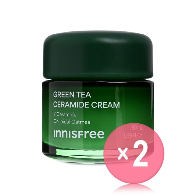 innisfree-Green Tea Ceramide Cream 2pcs Bundle Set
