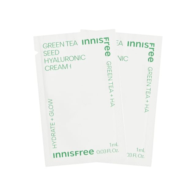 innisfree-Green Tea Seed Hyaluronic Cream Sachet Bundle Set - Échantillons crèmes