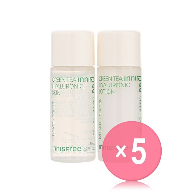 innisfree-Green Tea Seed Hyaluronic Mini Kit 5pcs Bundle Set
