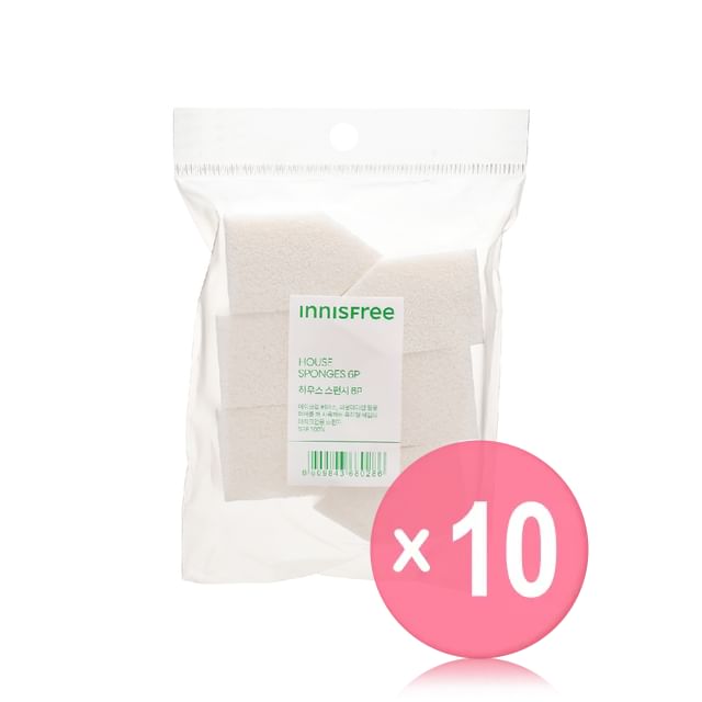 innisfree-House Sponge 10pcs Bundle Set