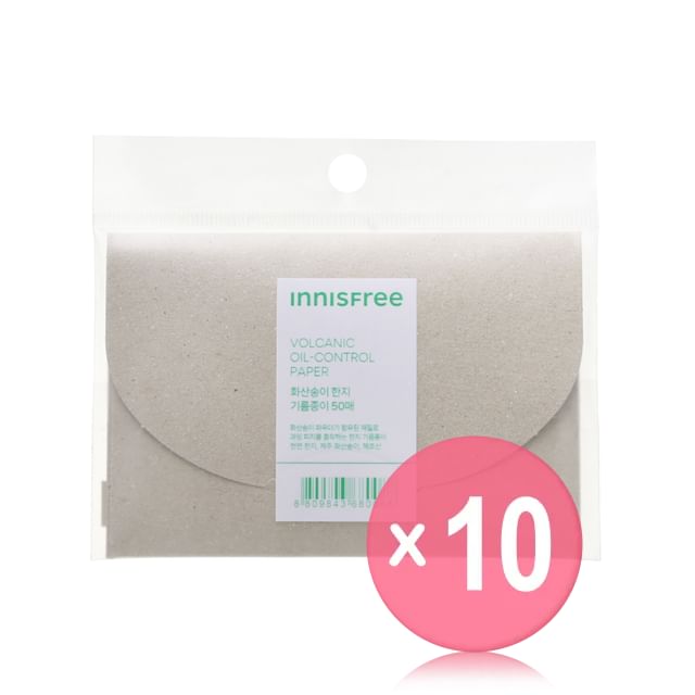 innisfree-Jeju Volcanic Oil Control Paper 10pcs Bundle Set