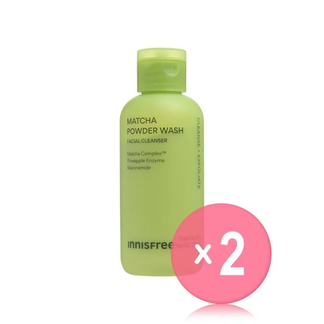 innisfree-Matcha Powder Wash 2pcs Bundle Set
