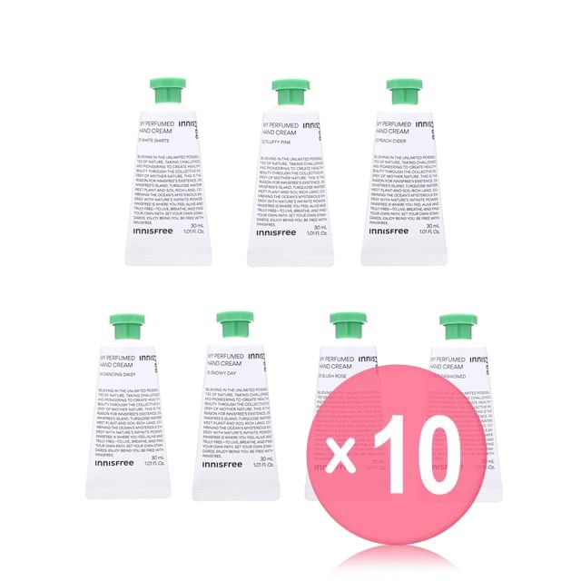 innisfree-My Perfumed Hand Cream - 7 Types 10pcs Bundle Set