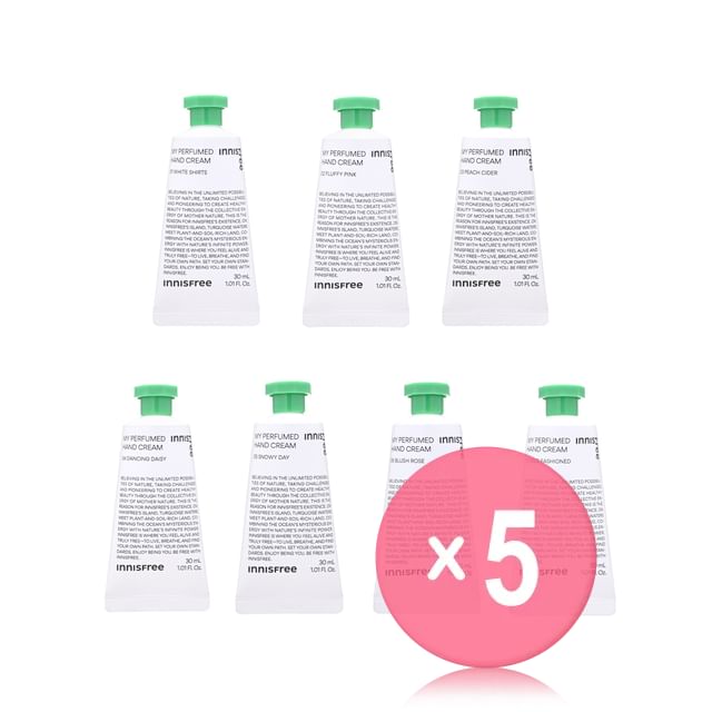 innisfree-My Perfumed Hand Cream - 7 Types 5pcs Bundle Set