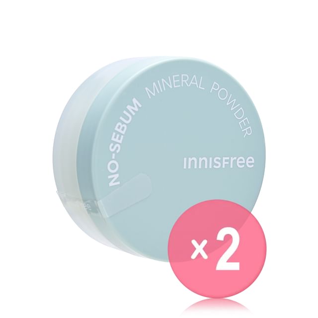 innisfree-No-Sebum Mineral Powder 2pcs Bundle Set