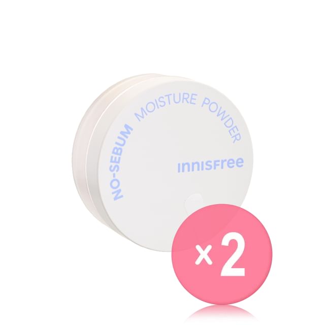 innisfree-No-Sebum Moisture Powder 2pcs Bundle Set