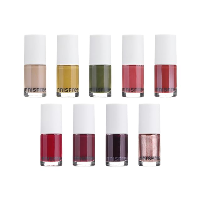 innisfree-Real Color Nail esmalte de uñas Otoño 5colores