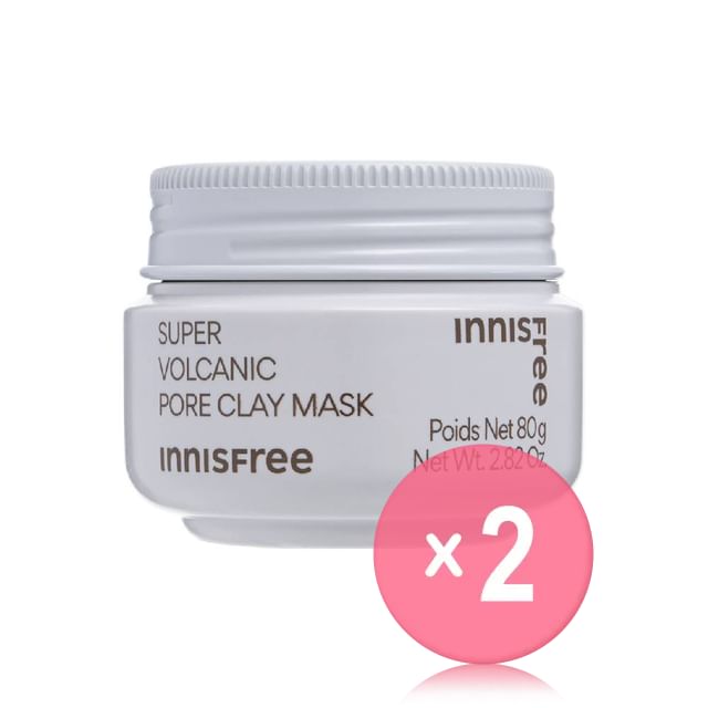 innisfree-Super Volcanic Pore Clay Mask 2pcs Bundle Set