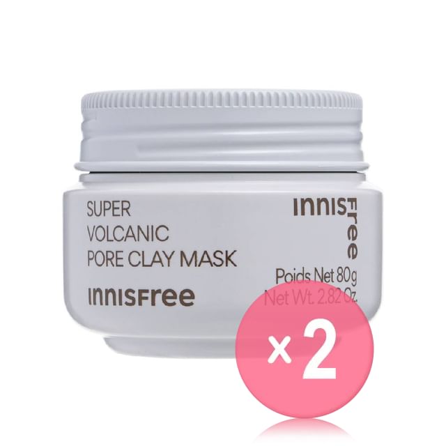innisfree-Super Volcanic Pore Clay Mask 2pcs Bundle Set