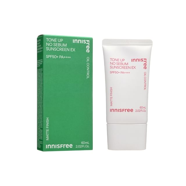 innisfree-Tone Up No Sebum Sunscreen EX - Crème solaire