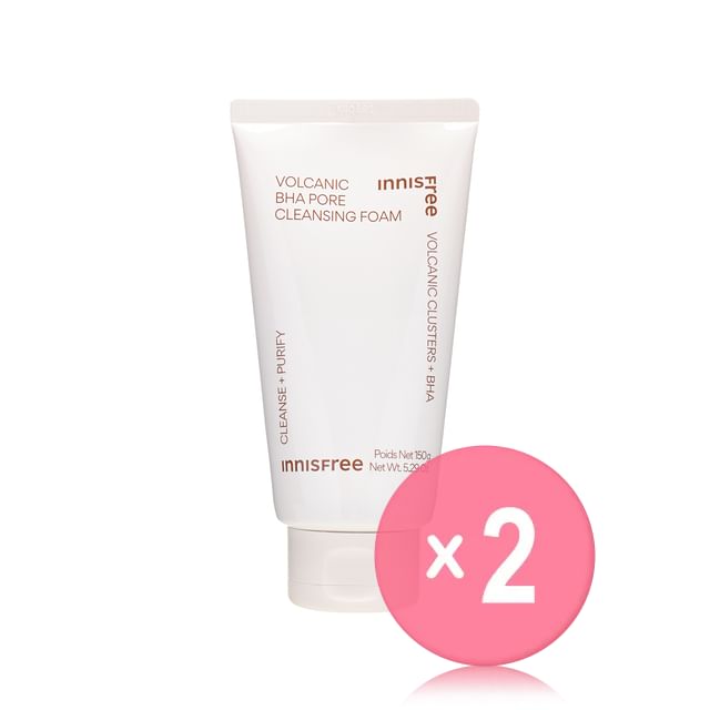 innisfree-Volcanic BHA Pore Cleansing Foam 2pcs Bundle Set